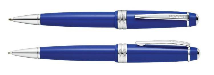 Cross Bailey Light blue ballpoint pen, chrome elements