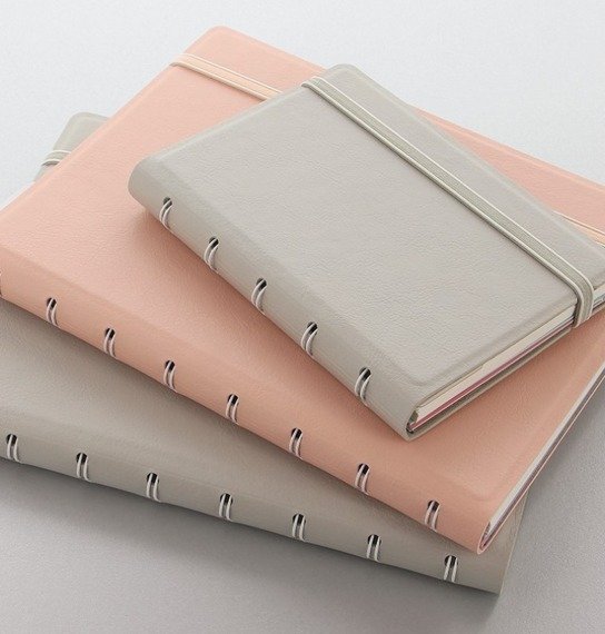 FiLOFAX CLASSIC Pastels A5 Notebook Ruled Block, Pastel Grey