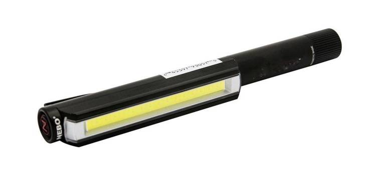 NEBO LiL Larry pocket flashlight, 250 lumens, black - plenty of space for your logo