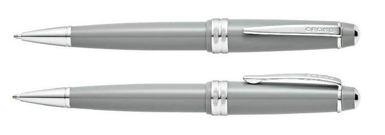 Długopis Cross Bailey Light szary, elementy chromowane